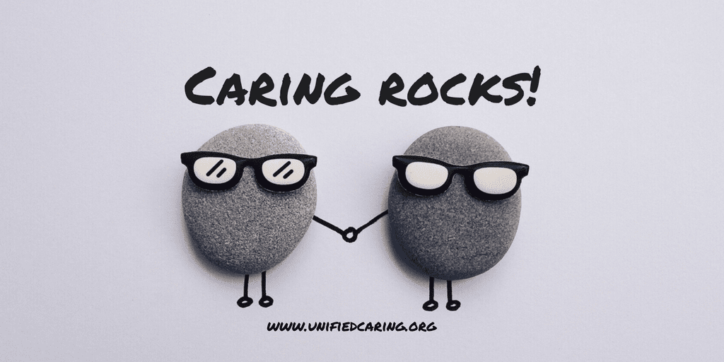 Caring rocks at Unified Caring Association