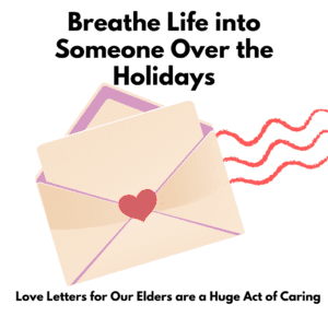 breathe life into someone by sending a letter